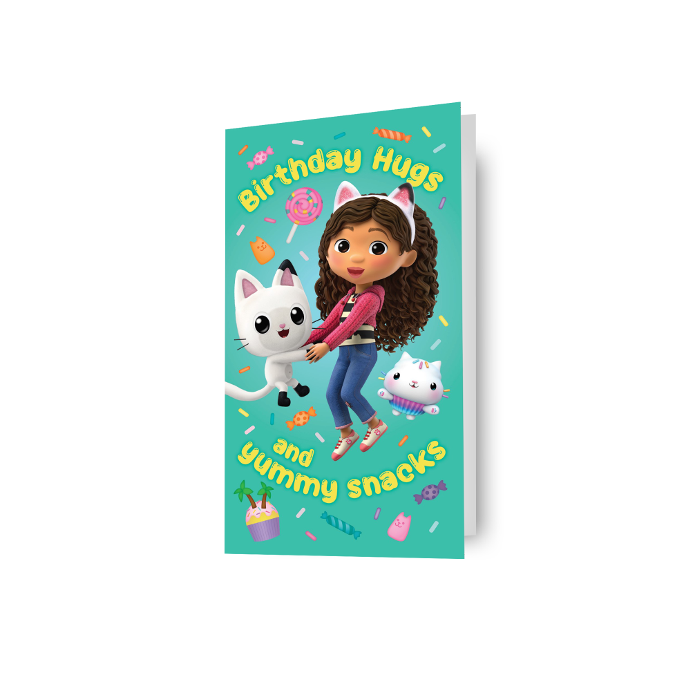 Gabbys Dollhouse Gabby's Dollhouse 'Birthday Hugs' Birthday Card