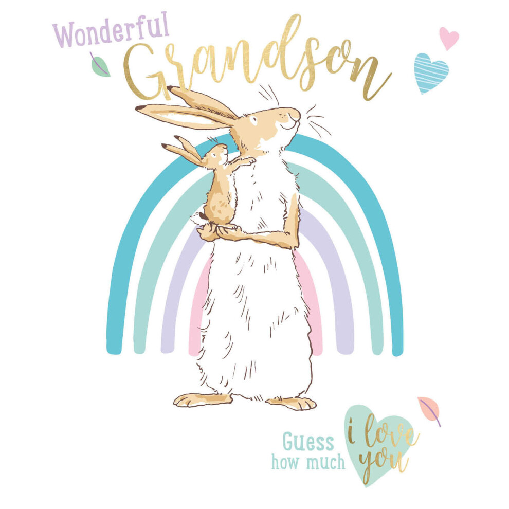 Guess How Much I Love You Grandson Birthday Card