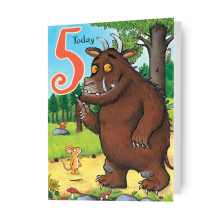 The Gruffalo Age 5 Birthday Card