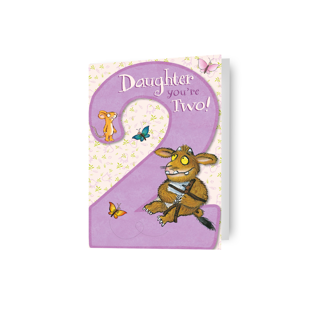 Gruffalo The Daughter Age 2 Birthday Card