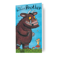 The Gruffalo 'Brilliant Brother' Birthday Card