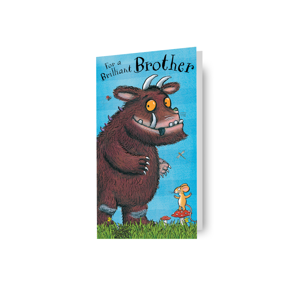 Gruffalo The 'Brilliant Brother' Birthday Card