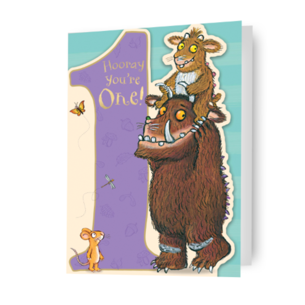 Gruffalo The Age 1 Birthday Card