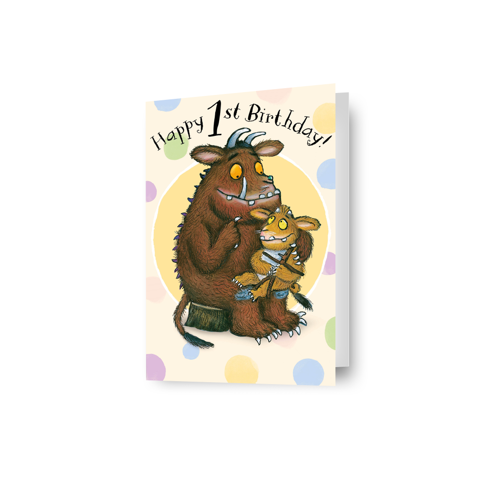 The Gruffalo Age 1 Birthday Card