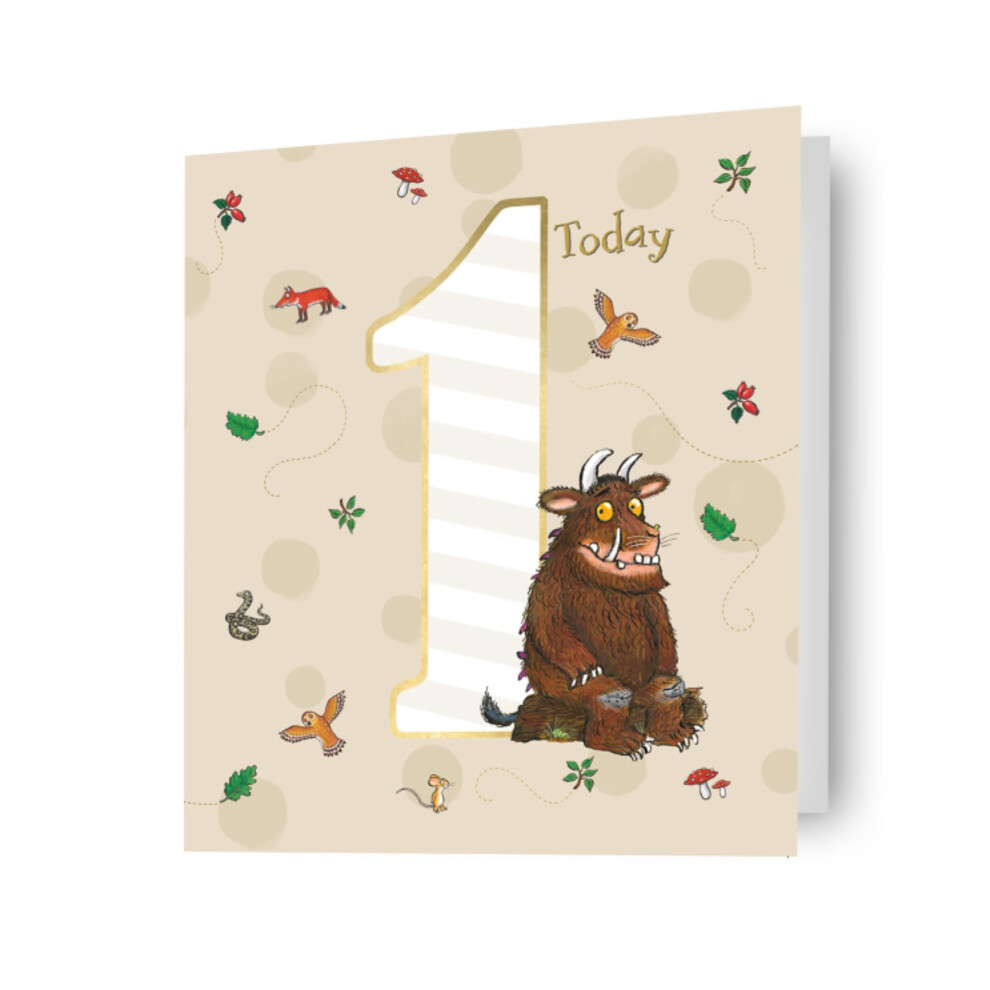 The Gruffalo Age 1 Birthday Card