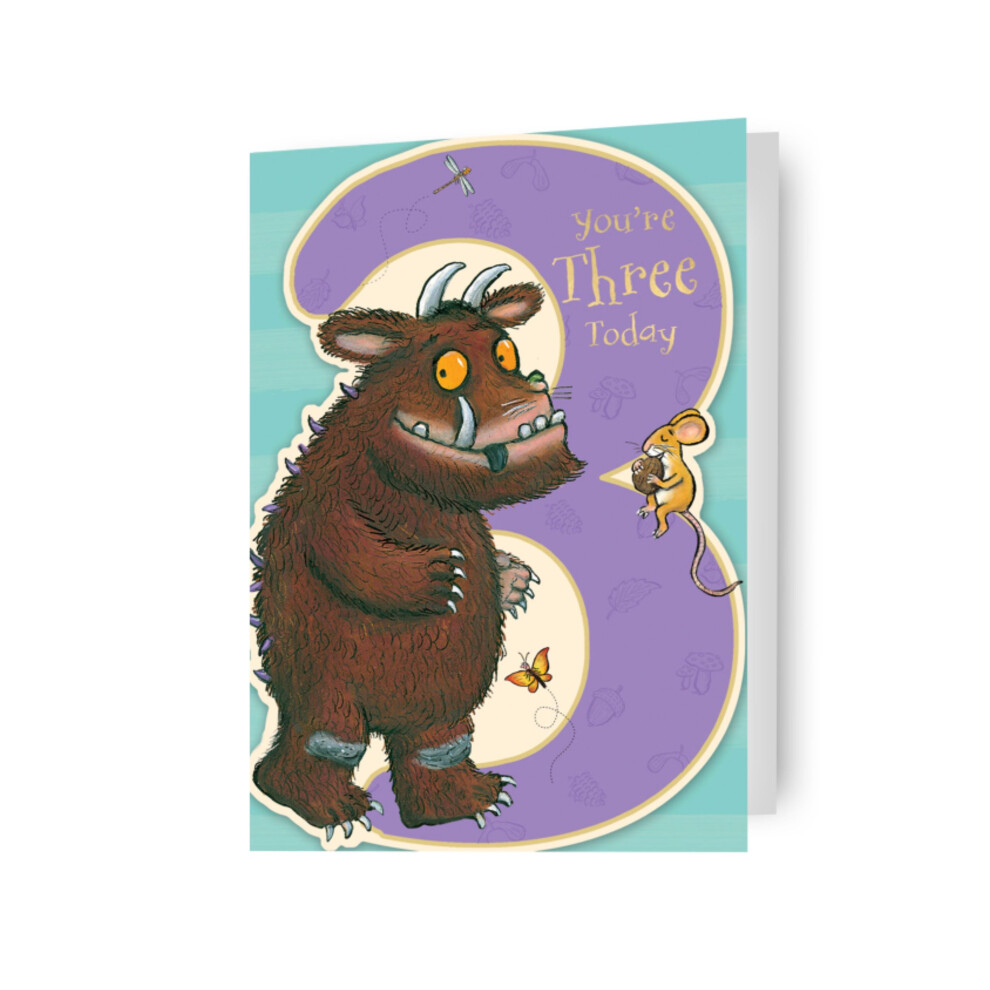 Gruffalo The Age 3 Birthday Card