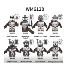 Wolf Pack Star Wars Mini-figurines Stormtrooper Clone Trooper Blocs de construction, jouet compatible LEGO