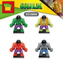 4 pièces de minifigurines Hulk Locke, blocs de construction, jouets pour enfants