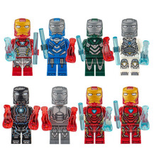 (Ensemble D) Minifigurines de super-héros Avengers - Kits de blocs de construction - Cadeau pour enfants - Jouets compatibles Lego