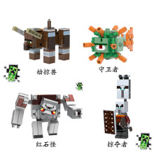 (4 pièces) Mini figurines Minecraft Mon Monde – Personnages de la série – Kits de construction – Jouets pour enfants