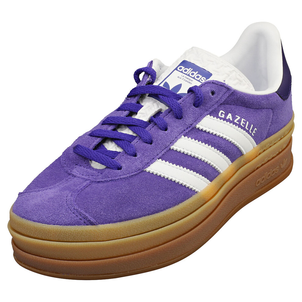 adidas Gazelle Bold Womens Fashion Trainers in Purple - 8.5 UK