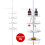 4 Tier Telescopic Bathroom Wall Corner Shelf Rack Shower Caddy Storage Organizer 5