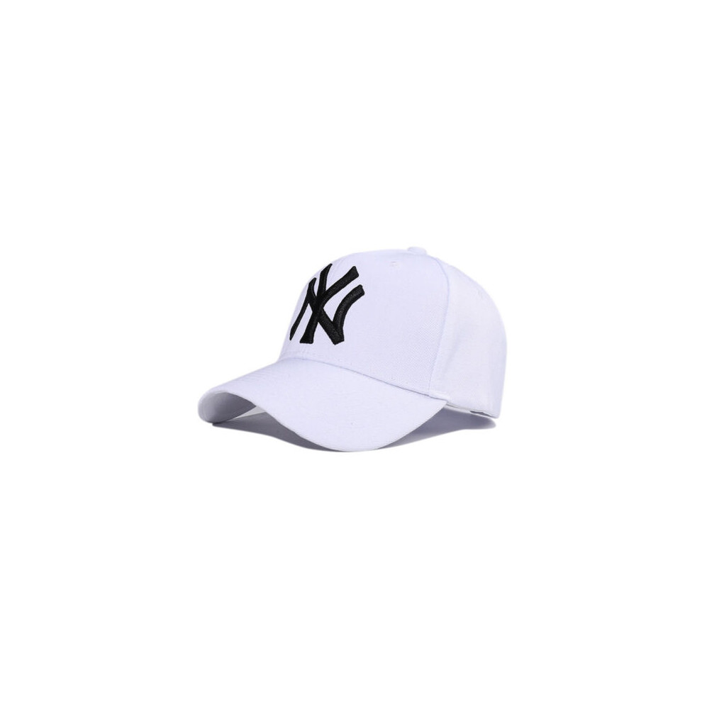 UK Unisex New York NY Yankees Baseball Men Women Hat Sport Snapback Cap Cotton-White-