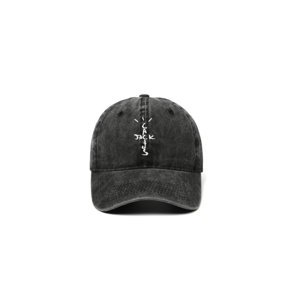 Fymnsi Hot Selling Travis Scott Unisex Letter Embroidered Adjustable Baseball Hat-As The Picture-One Size