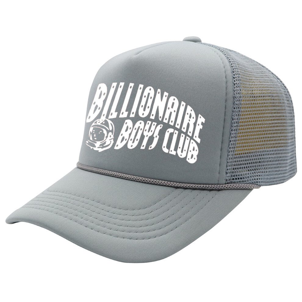 Billionaire Boys Club Adjustable Unisex Mesh Truck Cap Baseball Hat Peaked Cap-grey-Adjustable ?56-58cm?