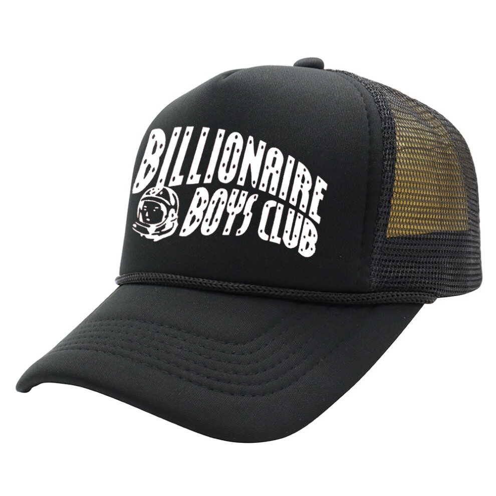 Billionaire Boys Club Adjustable Unisex Mesh Truck Cap Baseball Hat Peaked Cap-black-Adjustable ?56-58cm?