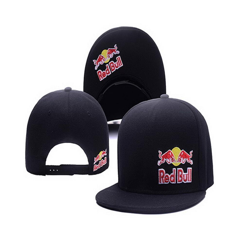 Unisex Adults Adjustable Red Bull Embroidery Cotton Baseball Hats Cap-as the picture-