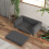 PawHut PawHut Elevated Dog Sofa Bed with Cushion for Medium and Small Dogs, Grey 8