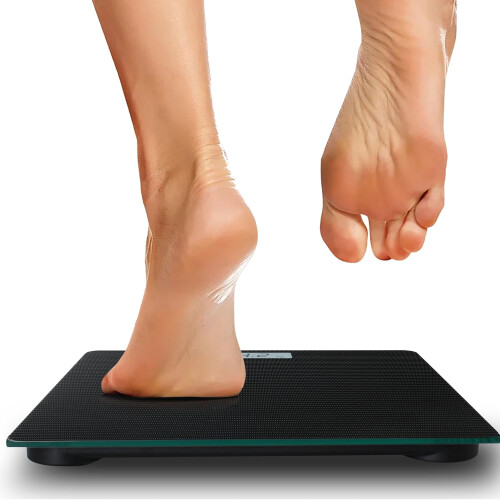 Digital Bathroom Scale High Precision Backlit LED Display - BLACK-4314 1