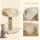 PawHut PawHut Cat Scratching Post Activity Centre for Kitten Under 4kg Beige 4