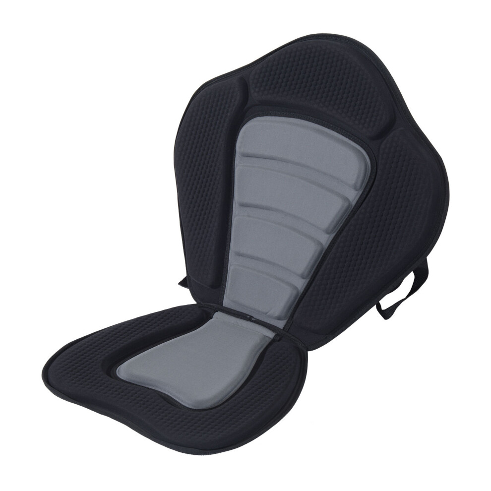 HOMCOM Universal Kayak Seat Sit On Top Canoe Back Rest Detachable Fishing Boat