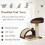 PawHut PawHut Cat Tree Scratching Post Activity Centre Climber Hanging Ball Brown 3