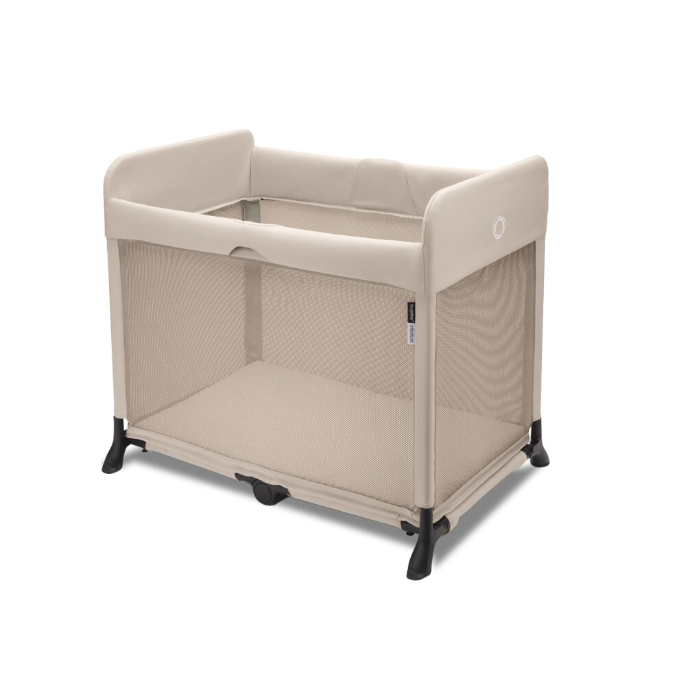 Bugaboo Stardust - All-in-one, Quick to Assemble, Black pop-up Travel cot and playpen for Babies and Toddlers with Mattress and Zip-in Bassinet