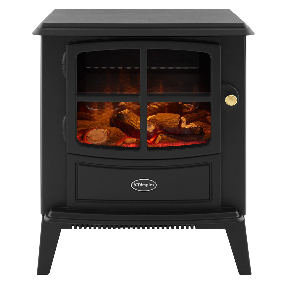 Dimplex Bfd20e Brayford Optiflame Electric Stove, Black Cast Iron Effect, Free Standing Wood Burner