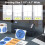 JADENS Bluetooth Thermal Monochrome Label Printer, 4x6 Shipping Label Printer, Compatible with Android&iPhone and Windows, 5