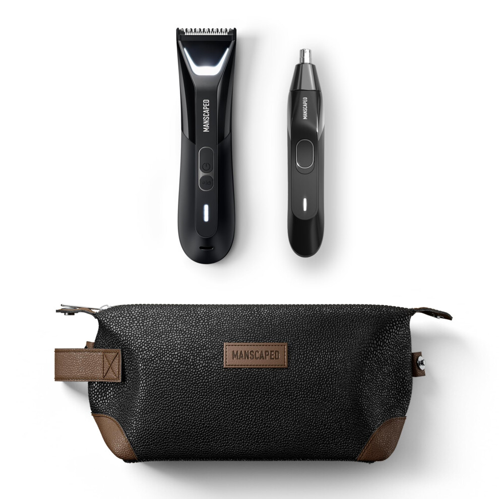 Manscaped Refining The Gentleman Manscaped The Perfect Duo 5.0 Contains: The Lawn Mower 5.0 Ultra Electric Groin & Body Hair Trimmer, The Weed Whacker