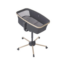 Maxi-Cosi Alba All in 1 Bassinet, Baby Bassinet, Reclining Bassinet and Highchair, 100% Recycled Fabrics, 0 Months - 3 Years (15kg)