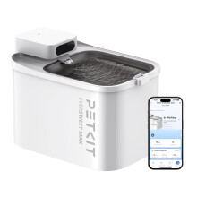 PETKIT Cat Water Fountain Battery Operated, EVERSWEET MAX, 3L Cordless Pet Water Fountain for Cats Dogs