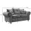 Olympia Grey Fabric Velvet 2+2 Seater Sofa Set 3