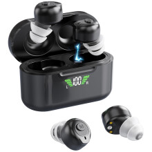 Rechargeable with Bluetooth for Seniors and Adults - Digital Personal Pair w/Charging HD LCD Carrying Case