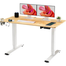 SANODESK QS+110 * 60 Electric Standing Desk ONE PIECE Desktop Height Adjustable Standing Desk