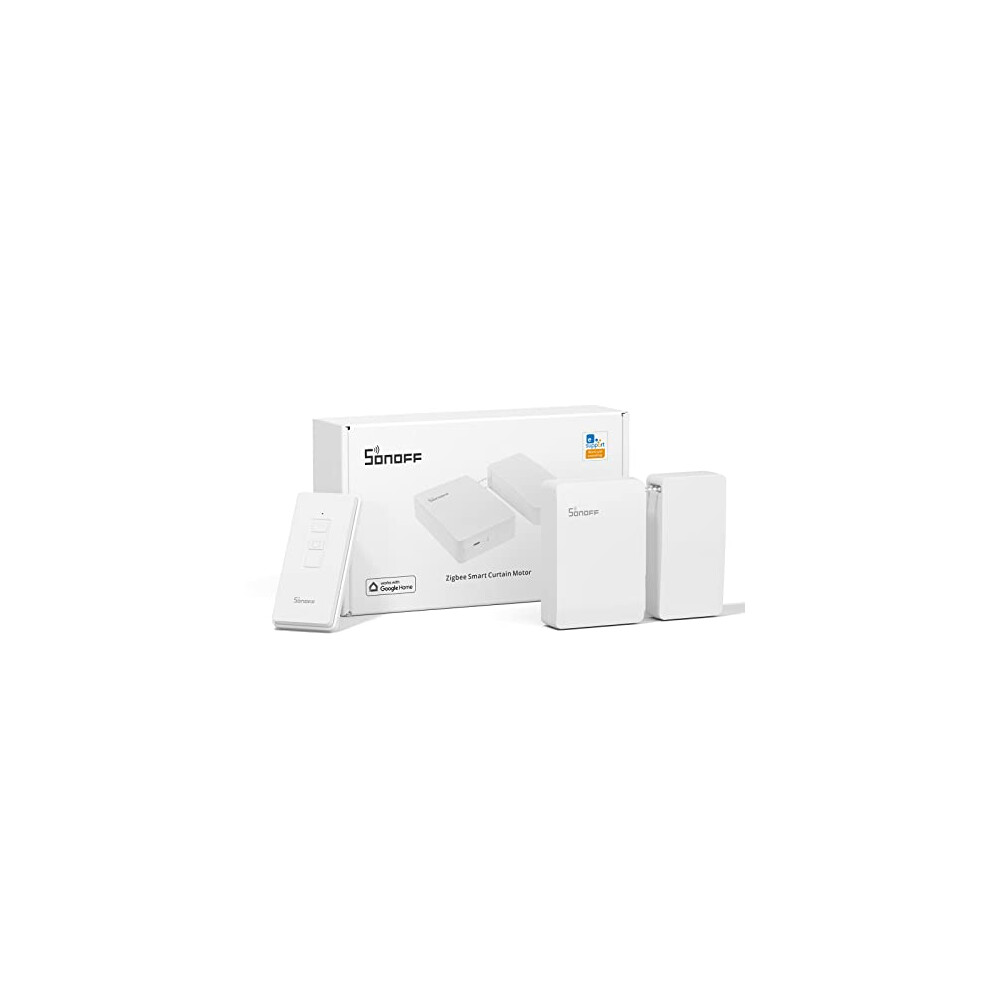 SONOFF Zigbee Smart Curtain Motor,Requires Zigbee 3.0 HUB, Electric Curtain Driver for Remote Control and Home Automation
