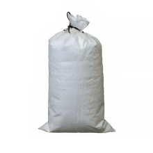 Pack of 10x Yuzet White PP Sand Bags With Ties Flood Protection Sack Sandbag