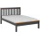 Seconique Monaco 4ft Bed Low Foot End Dark Grey Oak Effect 1