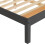 Seconique Monaco 4ft Bed Low Foot End Dark Grey Oak Effect 6