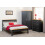Seconique Monaco 4ft Bed Low Foot End Dark Grey Oak Effect 8
