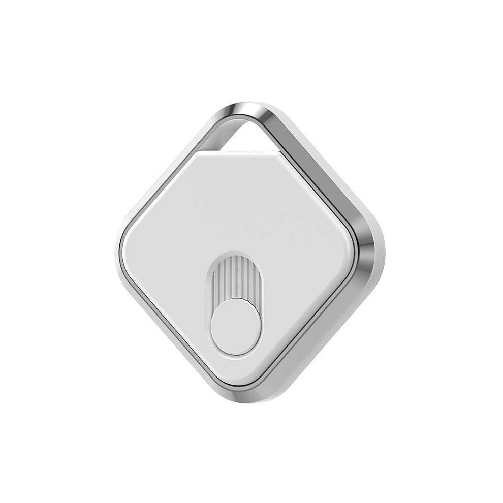 (White Silver) Dog GPS Tracker, Dog Tracking Tag, 60dB IPX65 Waterproof Cat Tracker Device, Tiny&Light Waterproof for All Pet Collars