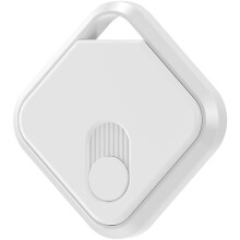(White) Dog GPS Tracker, Dog Tracking Tag, 60dB IPX65 Waterproof Cat Tracker Device, Tiny&Light Waterproof for All Pet Collars