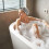 200Pcs Disposable Shower Caps Plastic Elastic Bath Cap for Home Hotel Spa 7