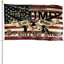 Trump 2024 Flag 3x5ft 2nd Amendment Guns Flag Polyester Trump American Flag