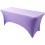 (4FT, Purple) Rectangular Stretchable Tablecloth Foldable Dinner Table Stretch Spandex Fitted Table Cloth Cover Protector for Wedding Party 1