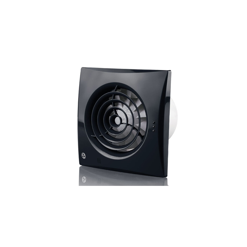 Calm Zone 1 Silent Extractor Fan Black - 100mm, CALM100SBK