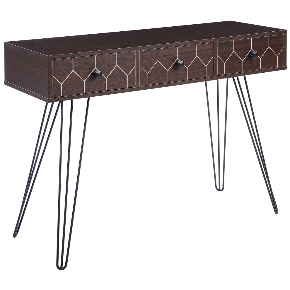 Console Table MALSALA Dark Brown