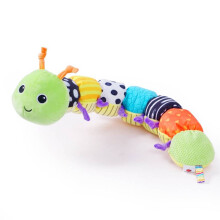 (Green) Sozzy Plush Musical Caterpillar Baby Toy Soft Sensory Sound Infant Newborn Toys