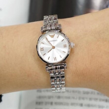 EMPORIO ARMANI WOMEN'S AR1935 SILVER BRACELET SILVER DIAL SILVER CASE