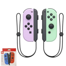 (Purple Green) Game Switch Console Bluetooth Left Right Handle Hand Rope Abs Multifunction